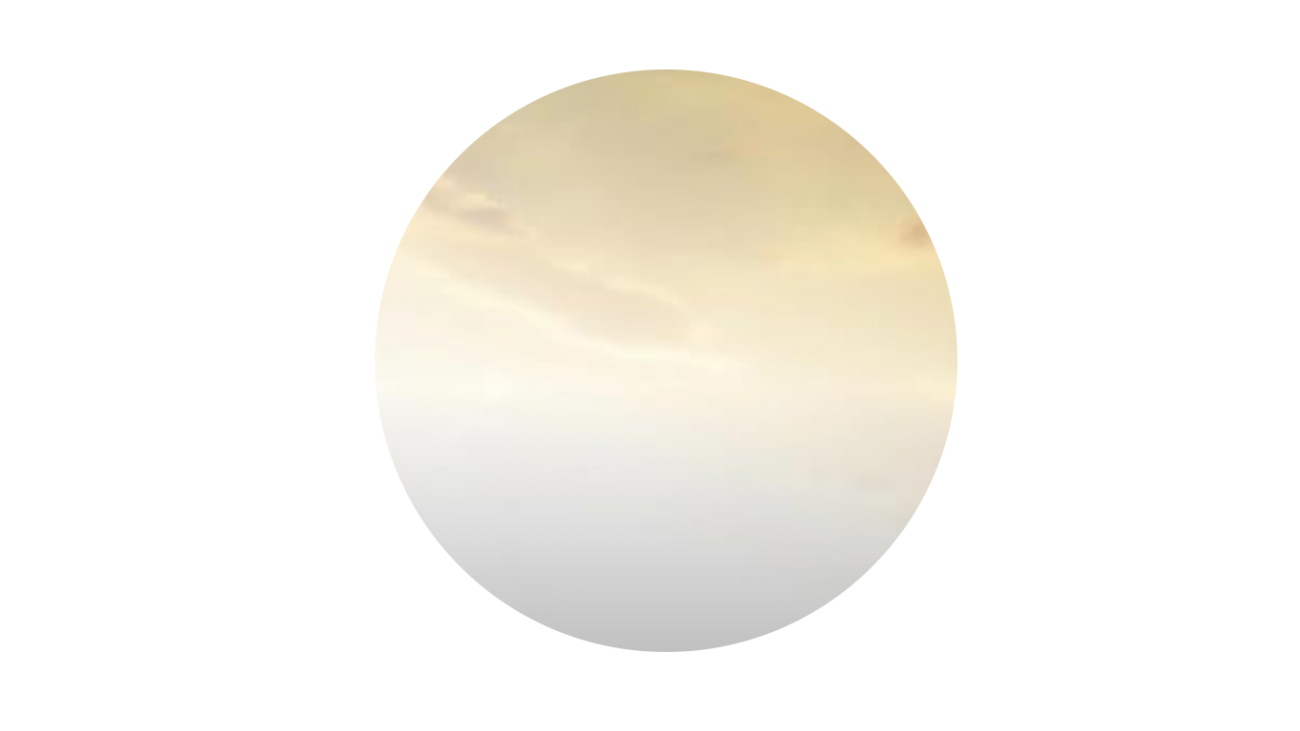 Bright sun peeking over the clouds.