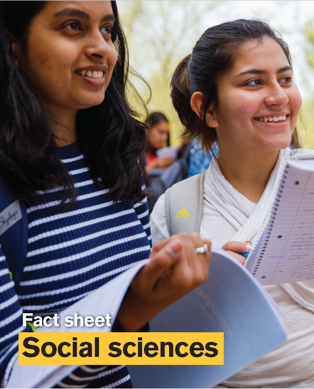 Social Sciences Fact Sheet cover.