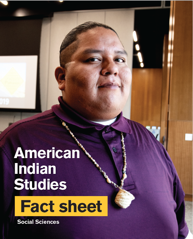American Indian Studies Fact Sheet cover. 