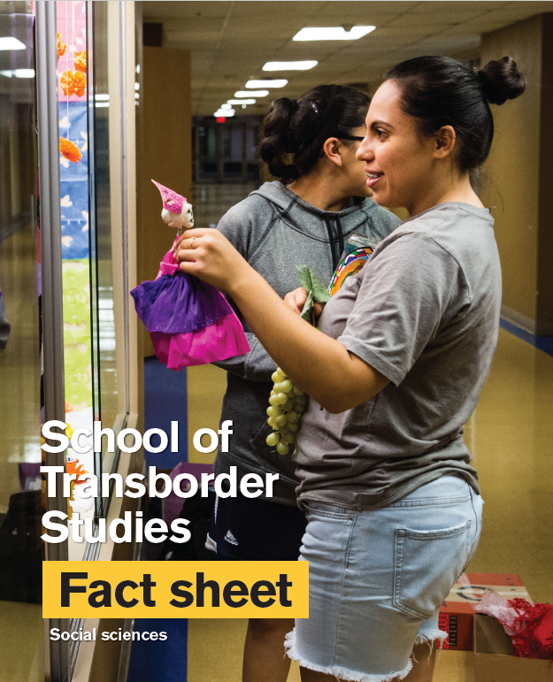 School of Transborder Studies Fact Sheet cover.