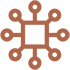 Advance technology for good pillar icon.