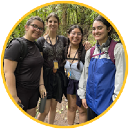 Maria V. and three classmates.